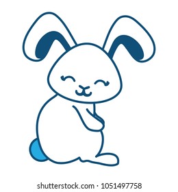 Cute bunny icon