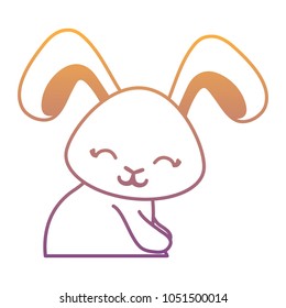 Cute bunny icon