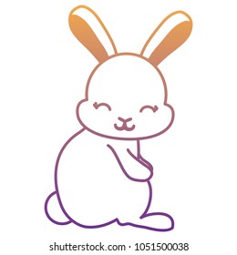 Cute bunny icon