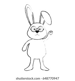 cute bunny icon