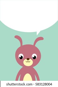 cute bunny message
