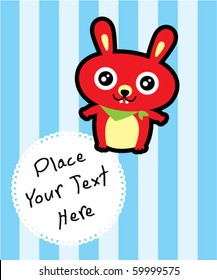 cute bunny message