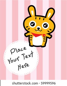 cute bunny message