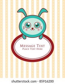 cute bunny message