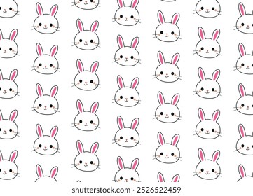 Cute bunny pattern design for kids