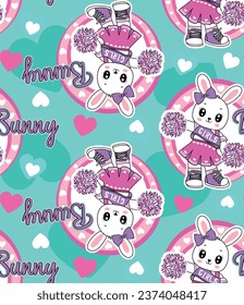 cute bunny patterns for girl sleepwear
