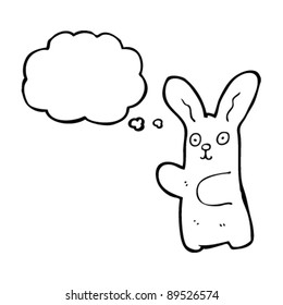 caricatura de conejo lindo