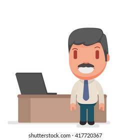 Cute business man