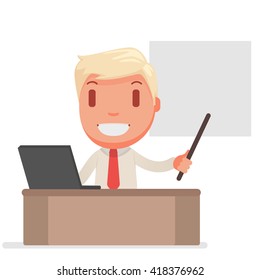 Cute business man