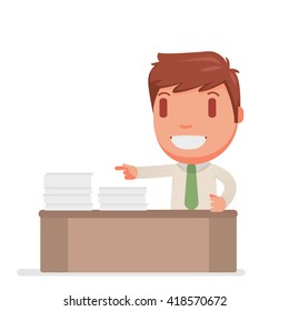 Cute business man