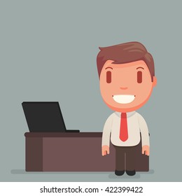 Cute business man
