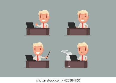 Cute  business man