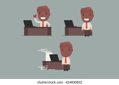 Cute  business man