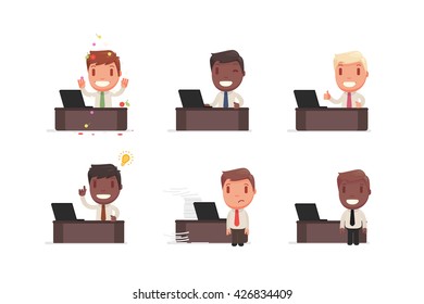 Cute  business man