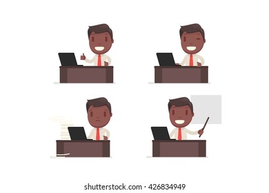Cute  business man