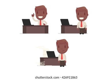 Cute  business man