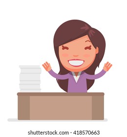 Cute Business woman