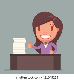 Cute Business woman