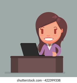 Cute Business woman