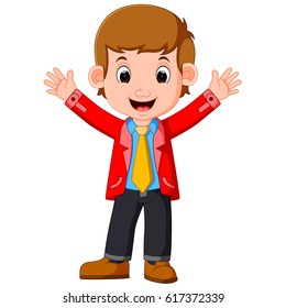 cute businessman cartoon