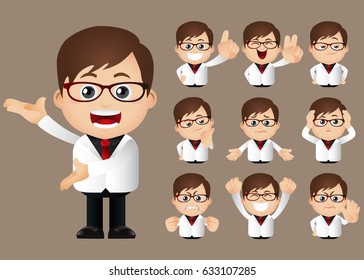 cute businessmen set