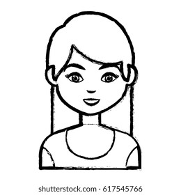 cute businesswoman avatar character