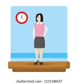 cute businesswoman professional manager success