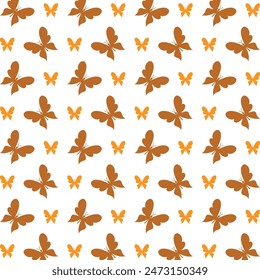 Nette Schmetterling anpassbare trendige mehrfarbige wiederholende Muster Vektorillustration Design