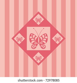 cute butterfly background