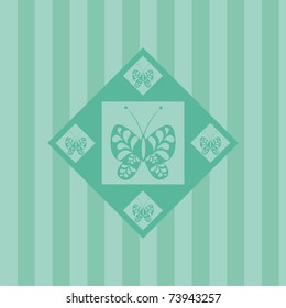 cute butterfly background