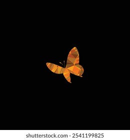 Un lindo diseño de fondo de mariposa