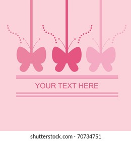 cute butterfly card
