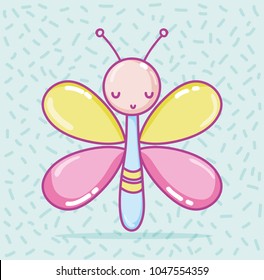 Cute butterfly cartoon