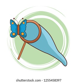 cute butterfly cartoon