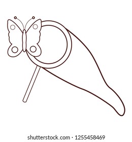cute butterfly cartoon