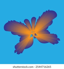 A Cute Butterfly Drawing In Illustration