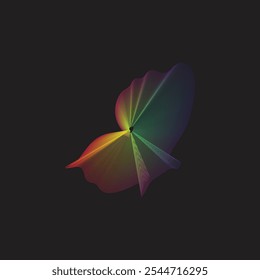 A Cute Butterfly Drawing In Illustration