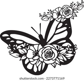 Diseño de Flor Silvestre Cubano de Mariposa Floral