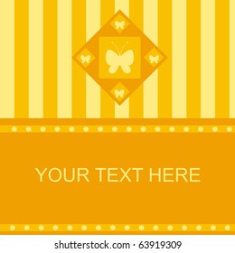 cute butterfly frame