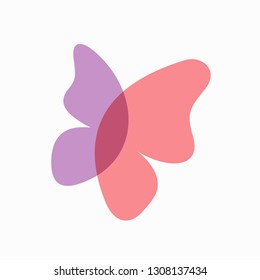 Cute Butterfly Icon Stock Vector (Royalty Free) 1308137434 | Shutterstock