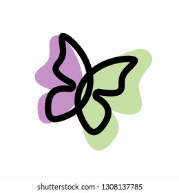 Cute Butterfly Icon