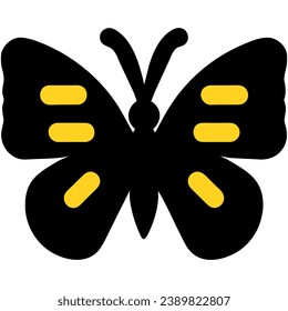 cute butterfly isolate on white background