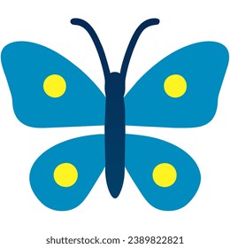 cute butterfly isolate on white background