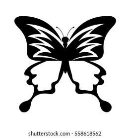 cute butterfly isolated icon vector illustration design