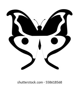 cute butterfly isolated icon vector illustration design