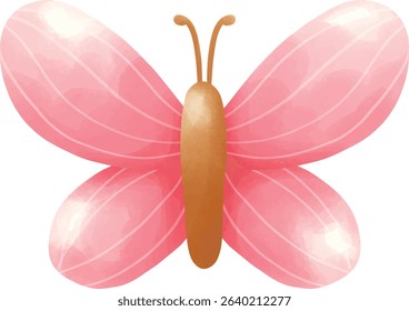 cute butterfly, cute pink butterfly