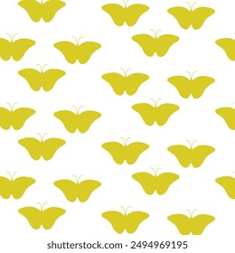 Cute Butterfly Seamless Pattern Design