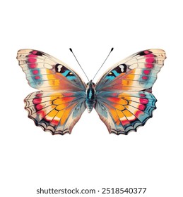 Cute Butterfly vector art illustration