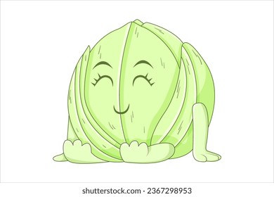 Ilustración de diseño de caracteres de col mate