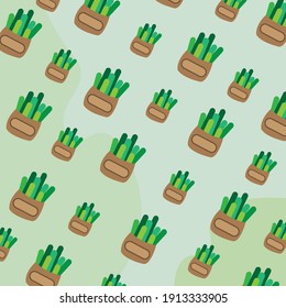 Cute cactus background There are many sizes to choose from.